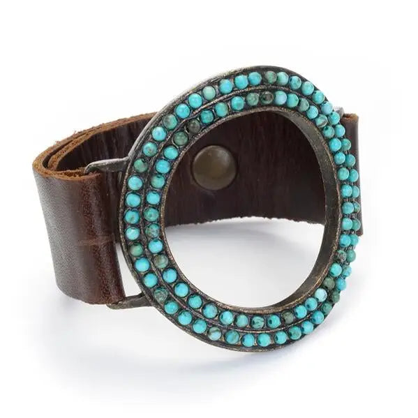 Open Circle Beaded Bracelet, view 2