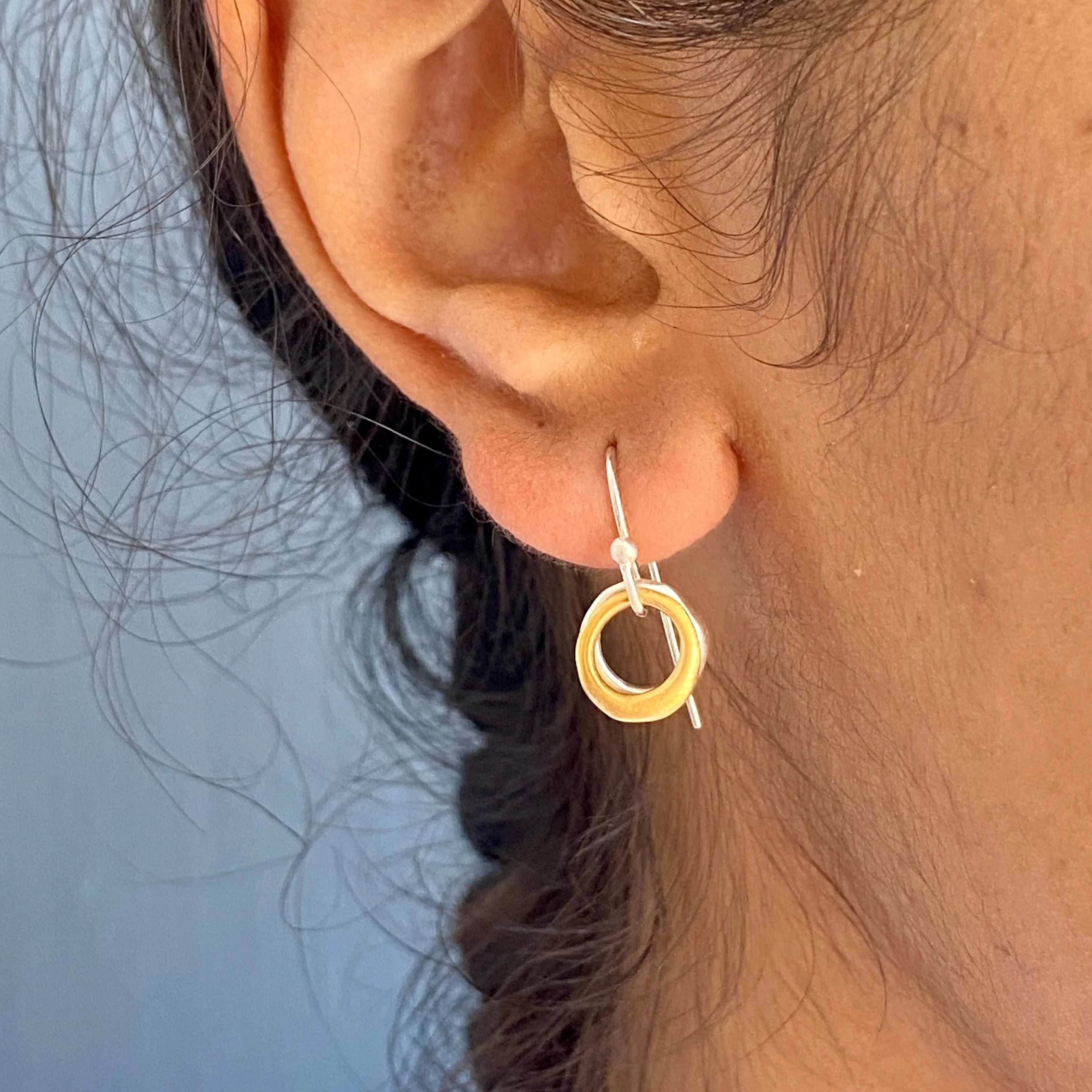 Two Little Circles Earring