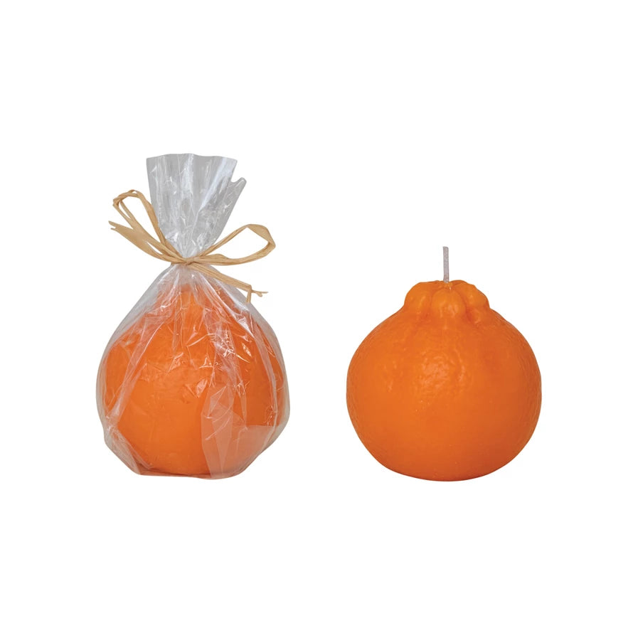 Unscented Fruit-Shaped Candle