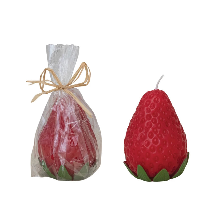 Unscented Fruit-Shaped Candle