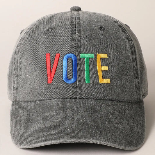 VOTE Embroidery Baseball Cap