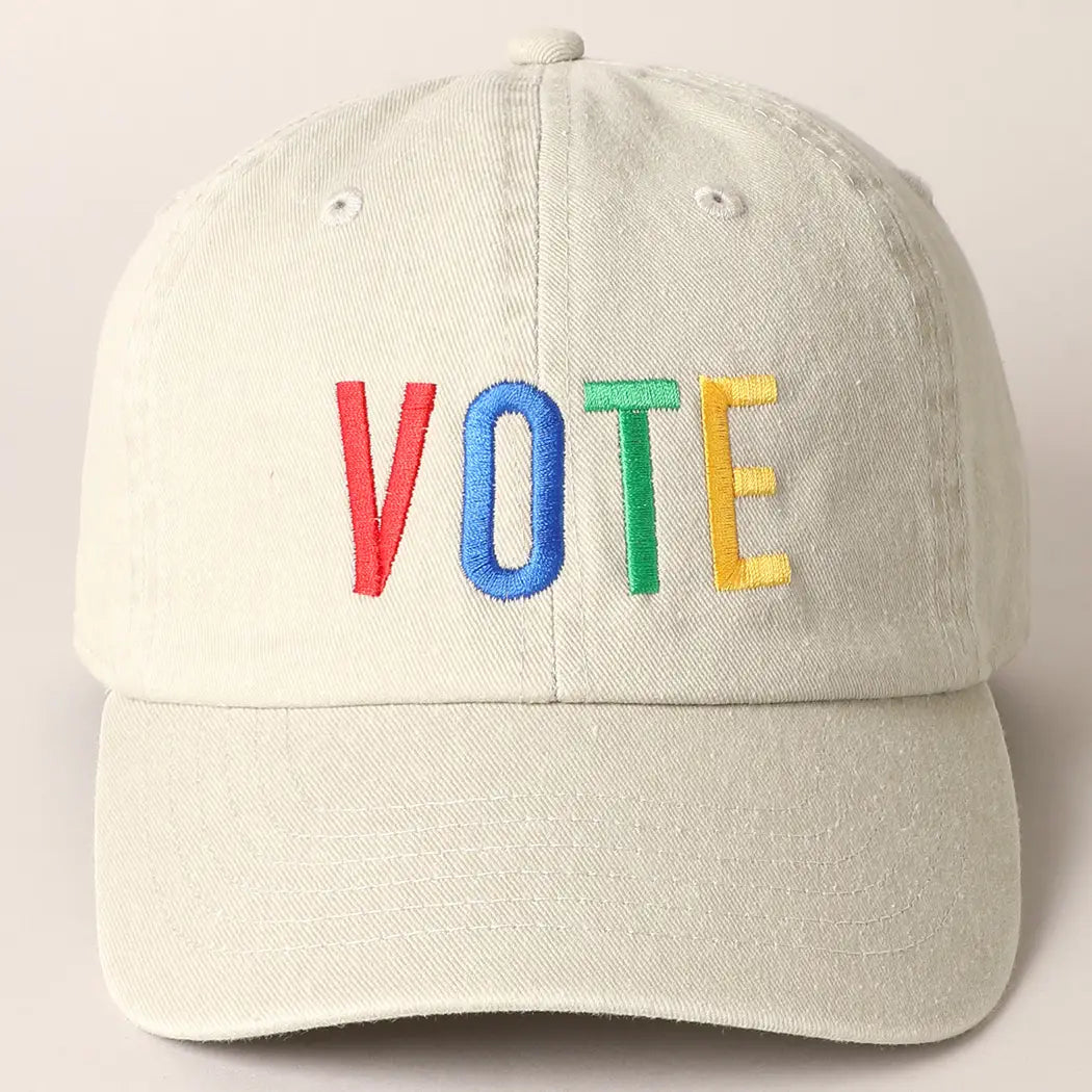 VOTE Embroidery Baseball Cap