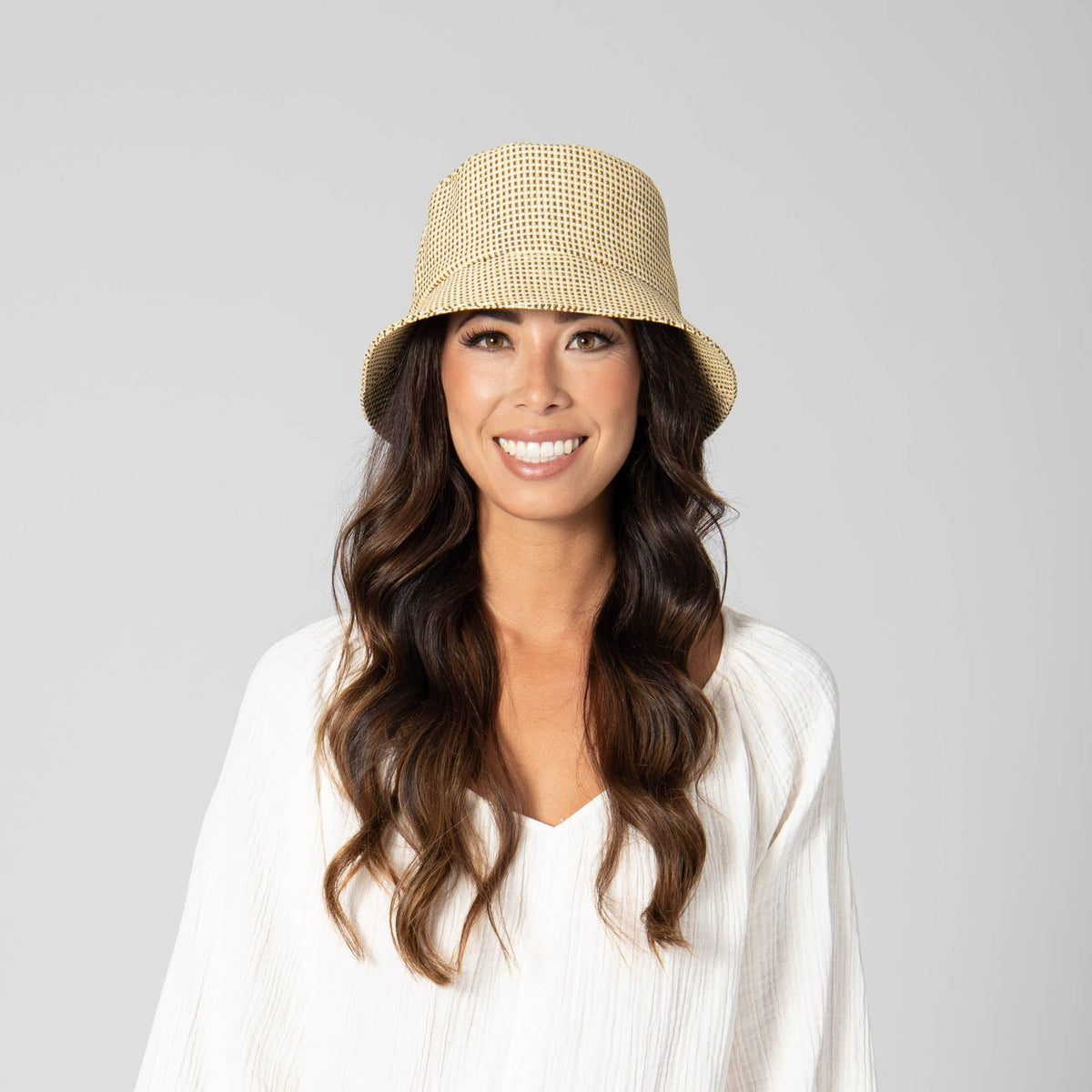Textured Woven Bucket Hat