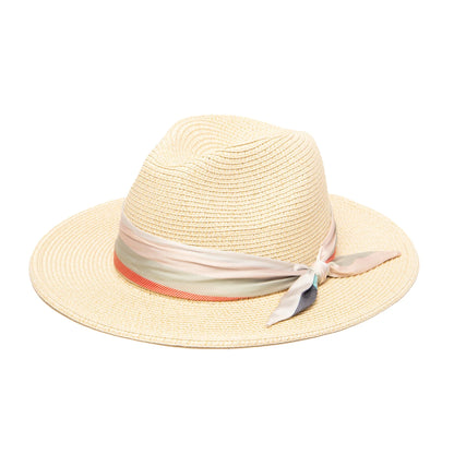 Ultrabraid Fedora Removable Silky Scarf, view 2
