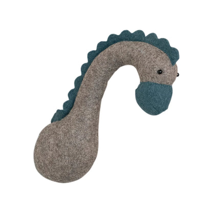 Felt animal head wall decor handmade from wool — dog design
