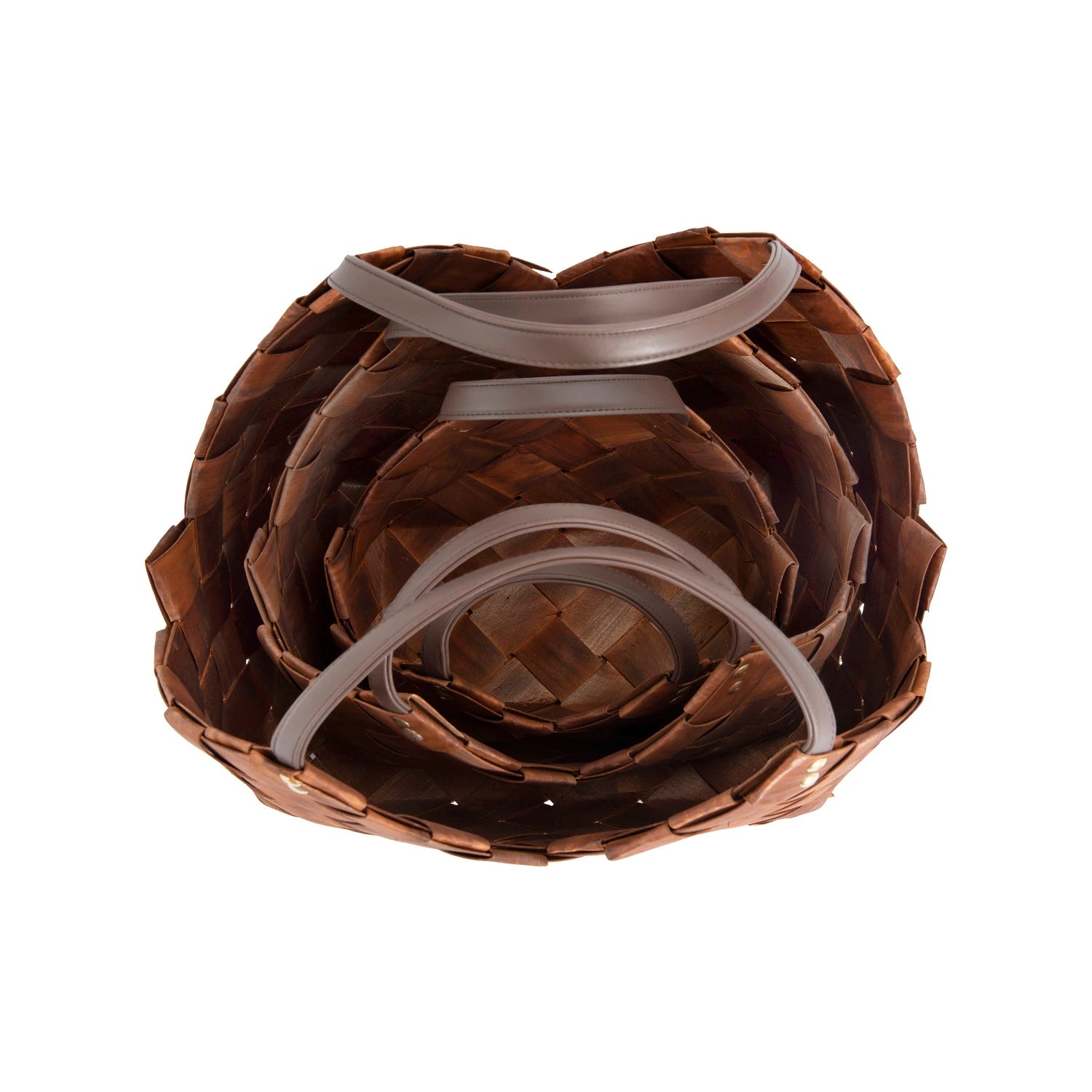 Woven Baskets with Handles