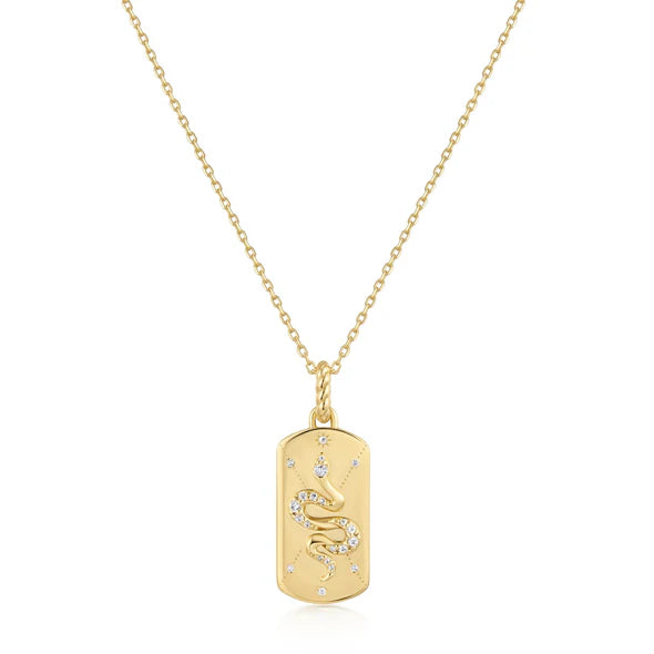 Zoom Gold Serpent Necklace