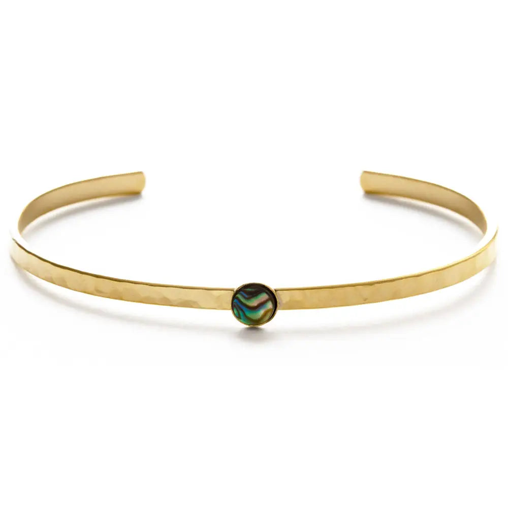 Round Stone Cuffs