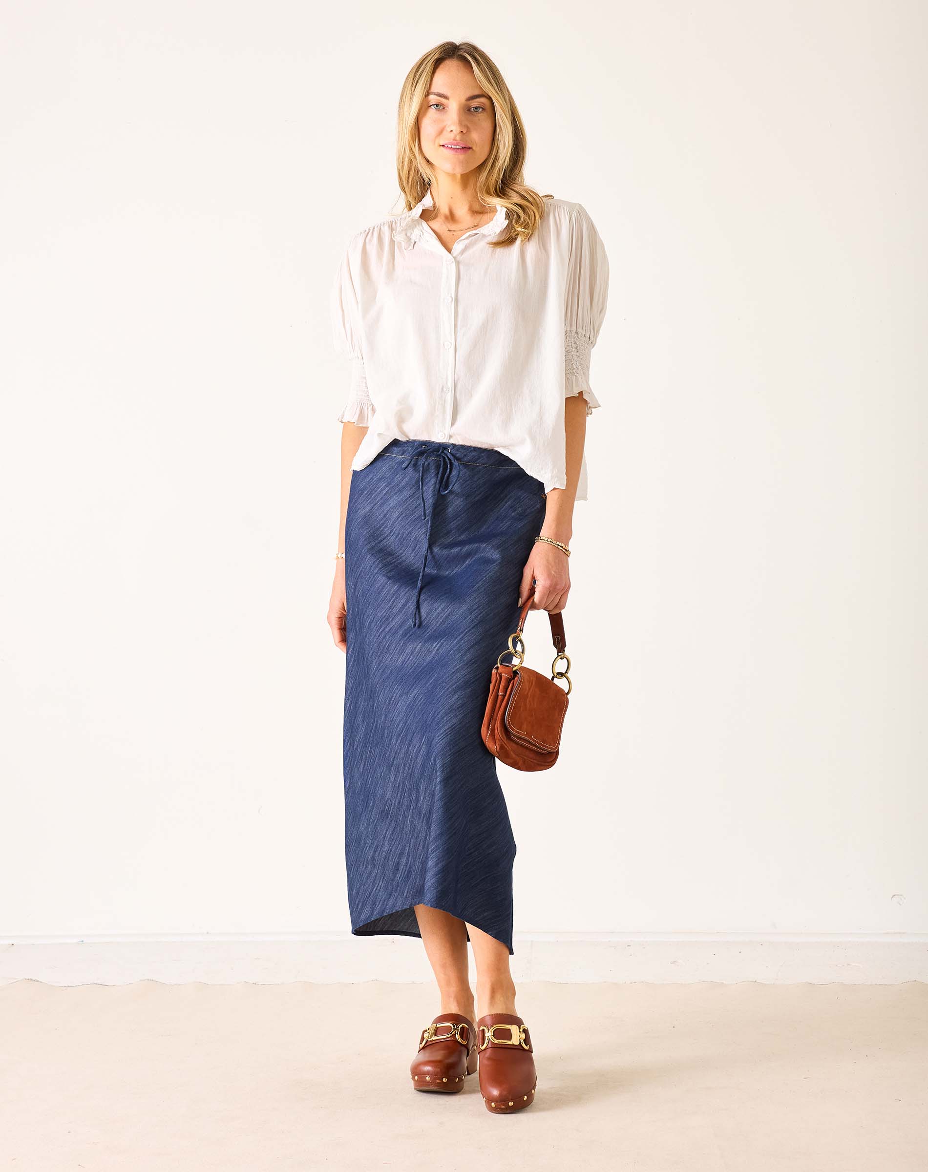 Aix Maxi Skirt - Night Rain