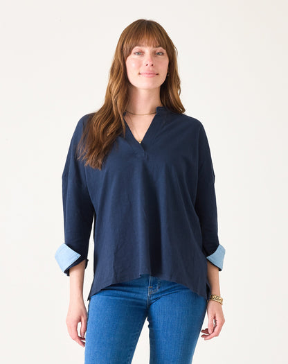 Amelia Long Sleeve Cuff Tee, view 6