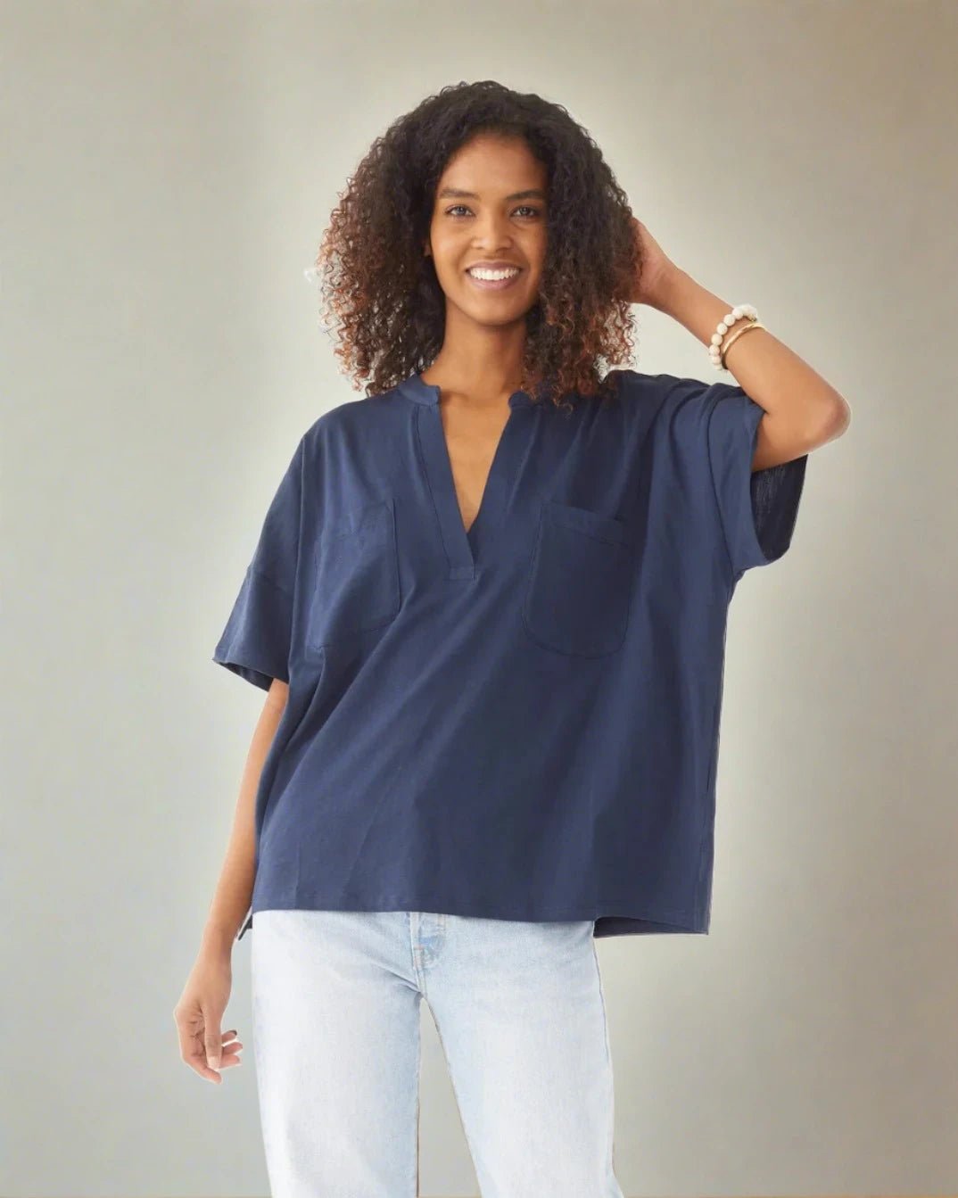 Amelia Pocket Tee - The Riviera Towel Company