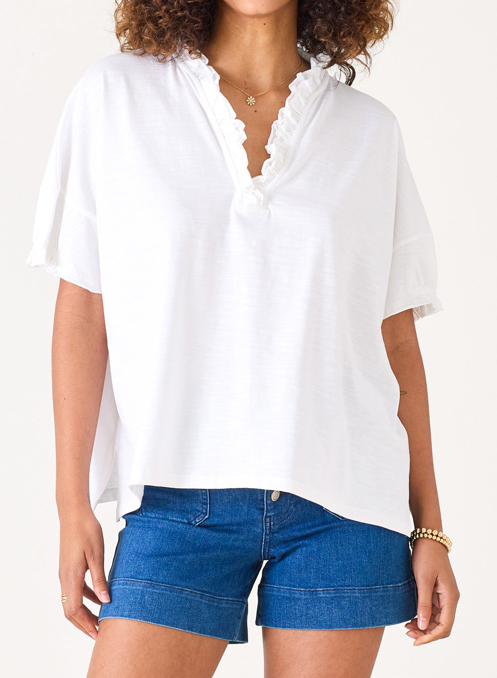 Amelia Ruffle Tee