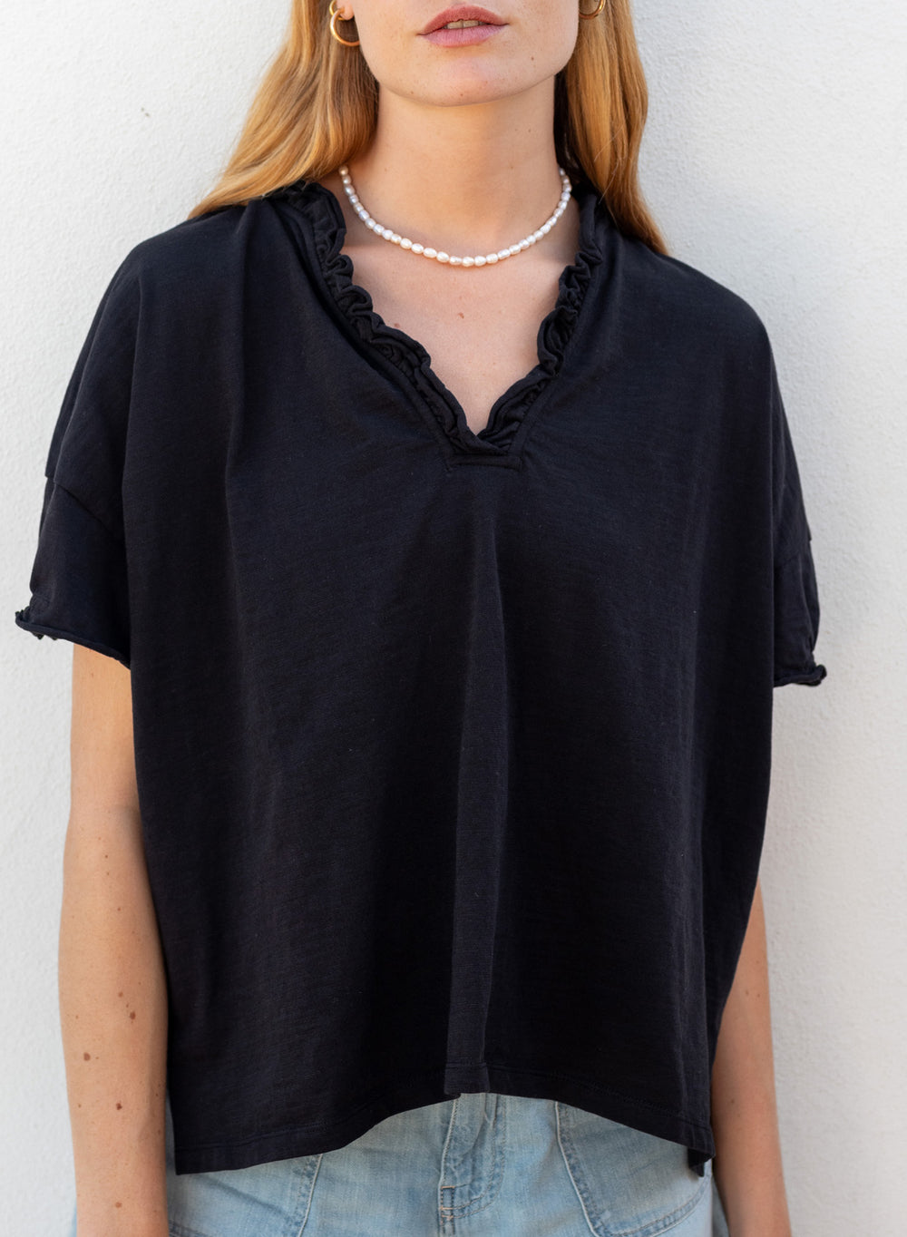 Amelia Ruffle Tee