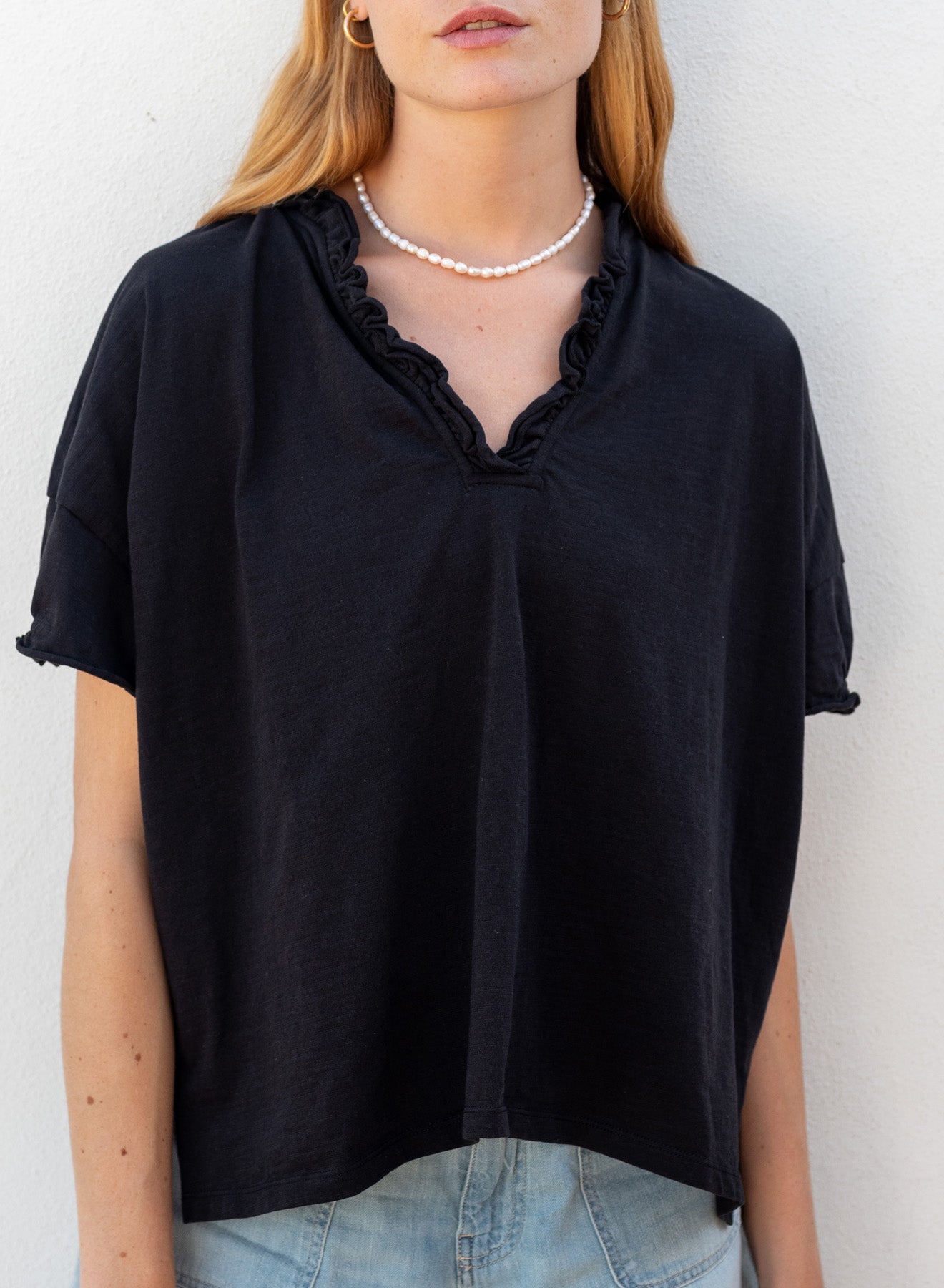 Amelia Ruffle Tee