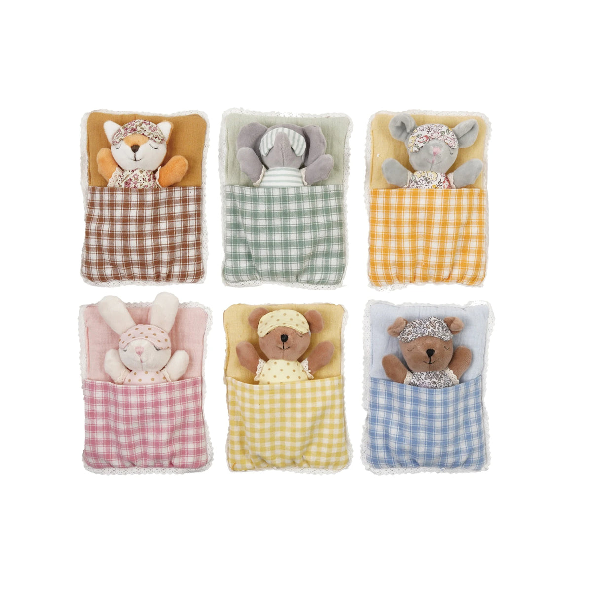 Plush Animal with Sleeping Bag