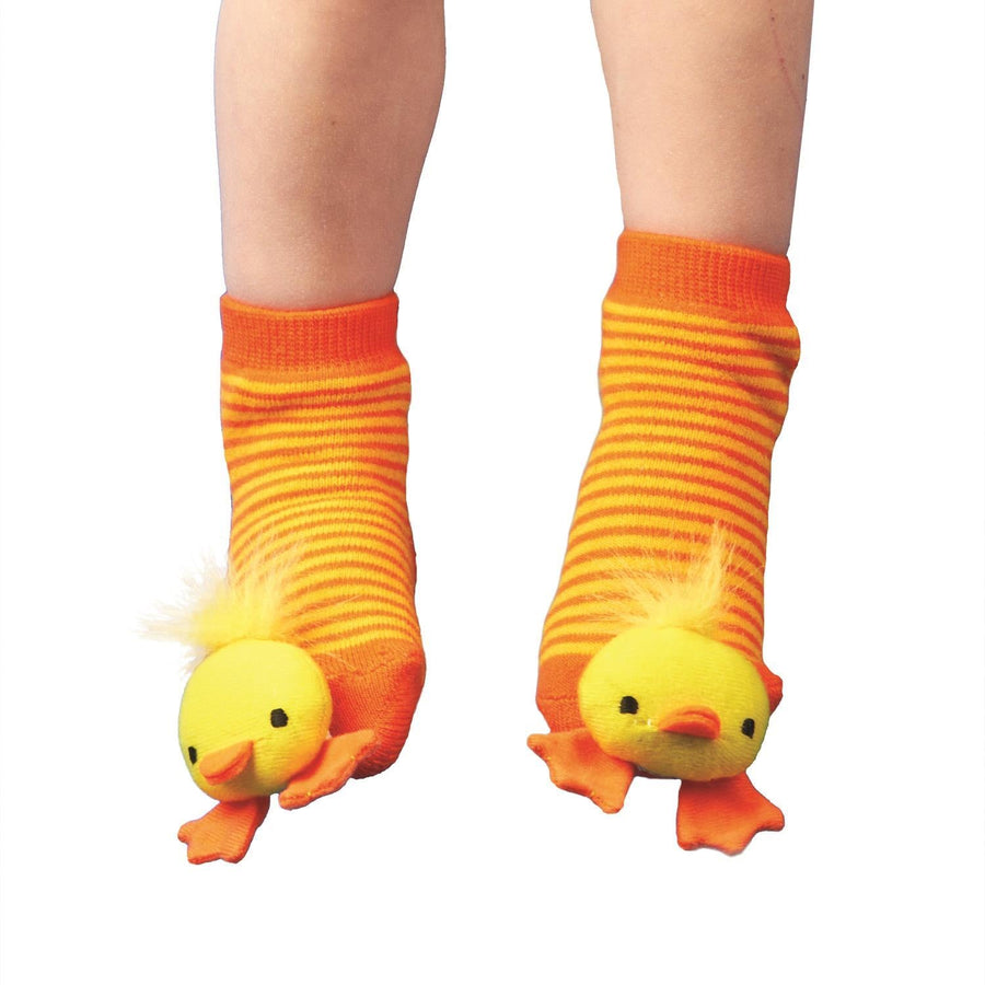Animal Footsie Rattle Socks - The Riviera Towel Company, styled