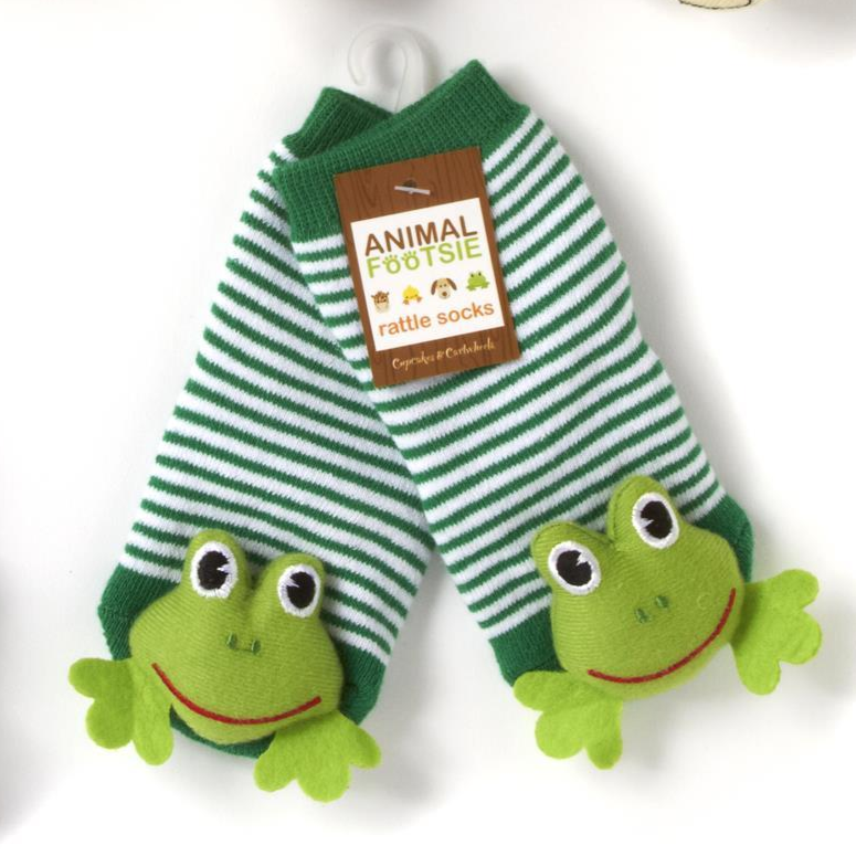 Animal Footsie Rattle Socks