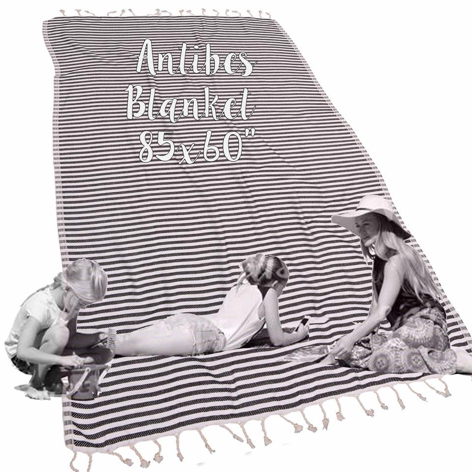 Antibes Striped Blanket