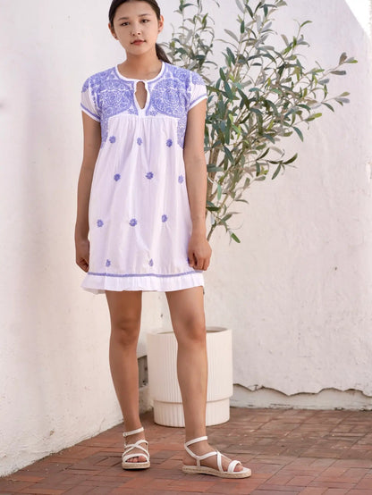 Ava Embroidered Tunic - The Riviera Towel Company