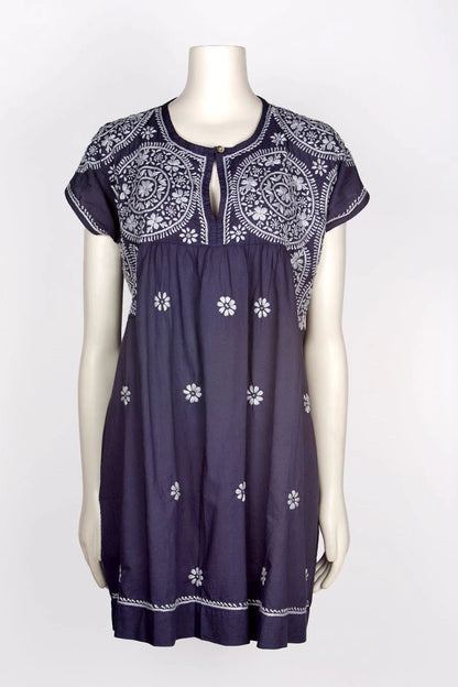 Ava Embroidered Tunic - The Riviera Towel Company
