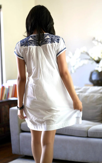 Ava Embroidered Tunic - The Riviera Towel Company