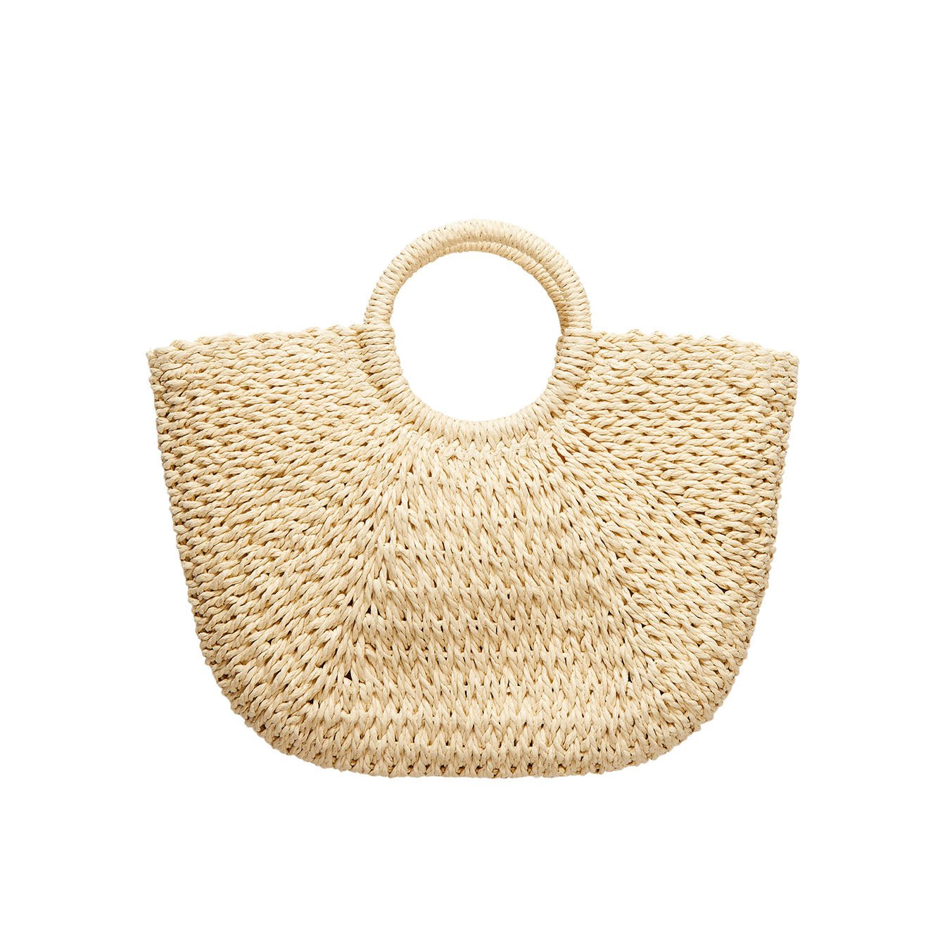 Barcelona Straw Beach Bag Tote - The Riviera Towel Company