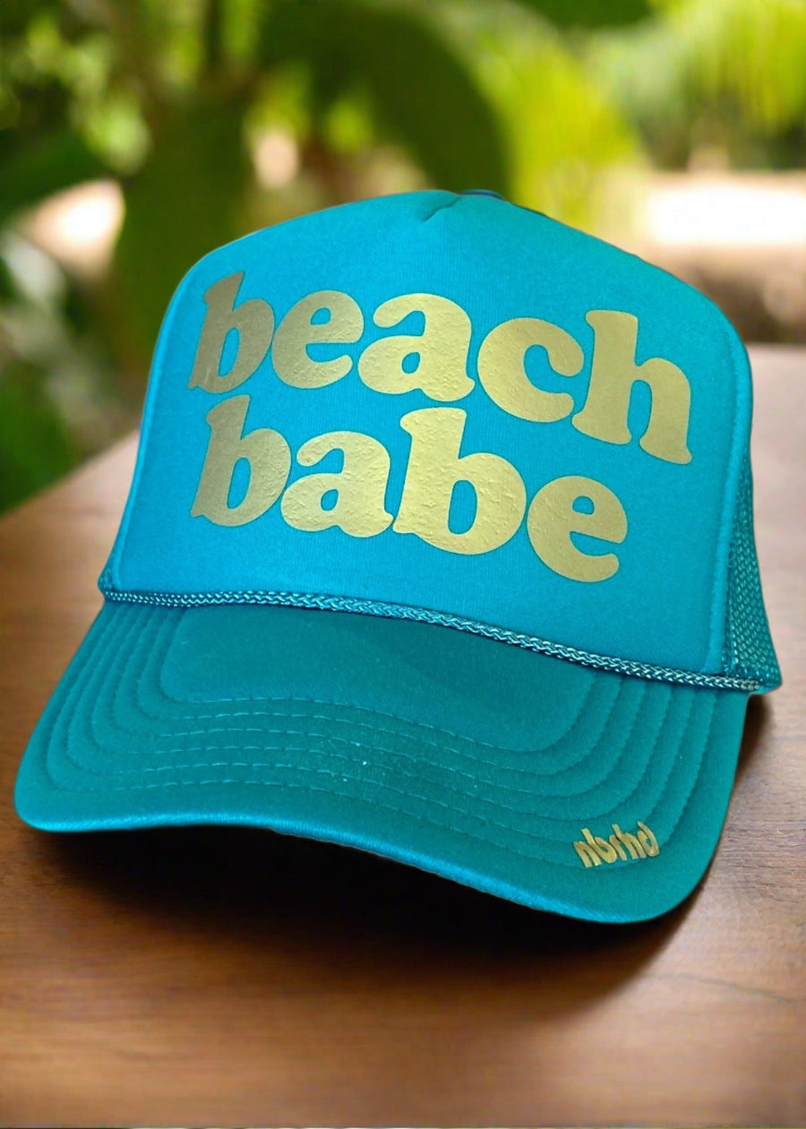 Beach Babe Hat - The Riviera Towel Company, styled