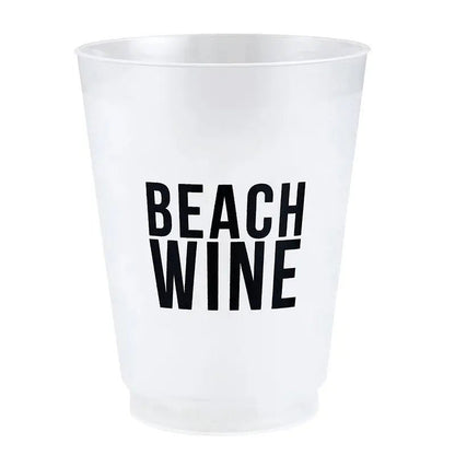 Beach Wine Cups S/8 - The Riviera Towel Company