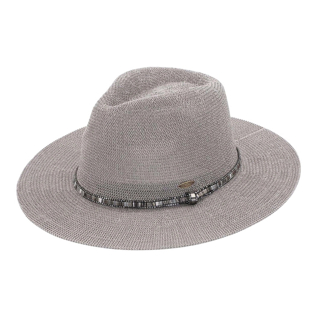 Beaded Panama Hat - The Riviera Towel Company