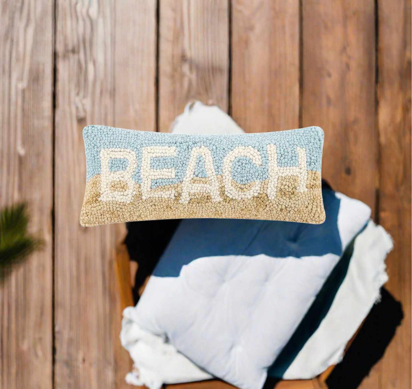 Pastel Beach Beach Mini Hook Pillow