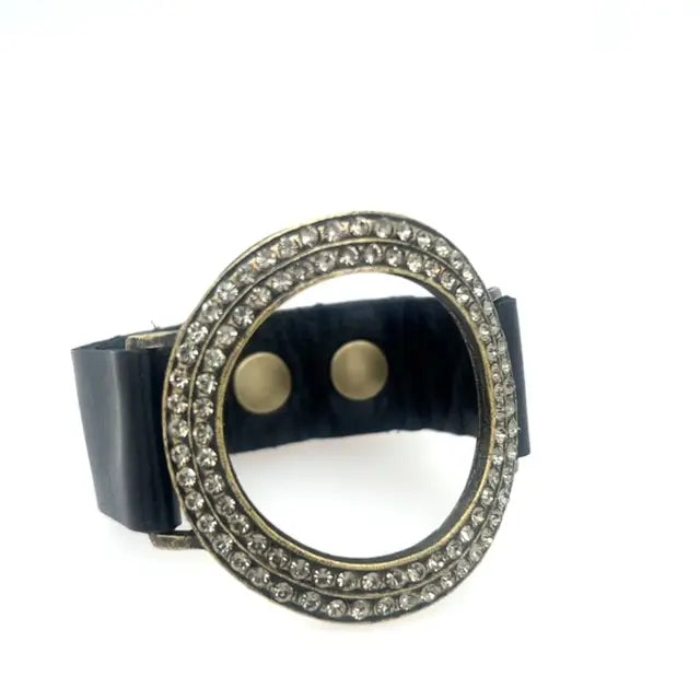 Open Circle Beaded Bracelet