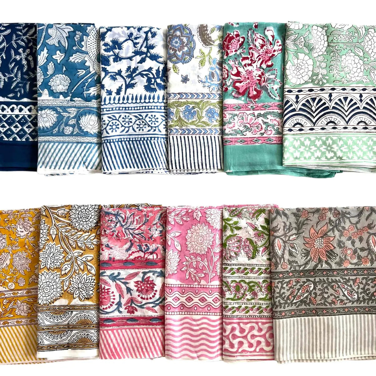 Block Print Sarong - The Riviera Towel Company