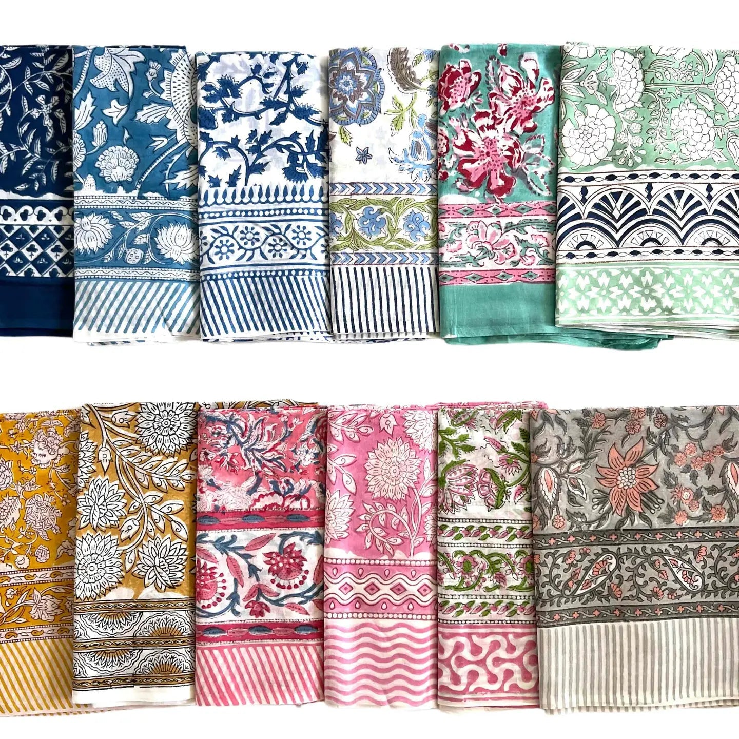 Block Print Sarong - The Riviera Towel Company