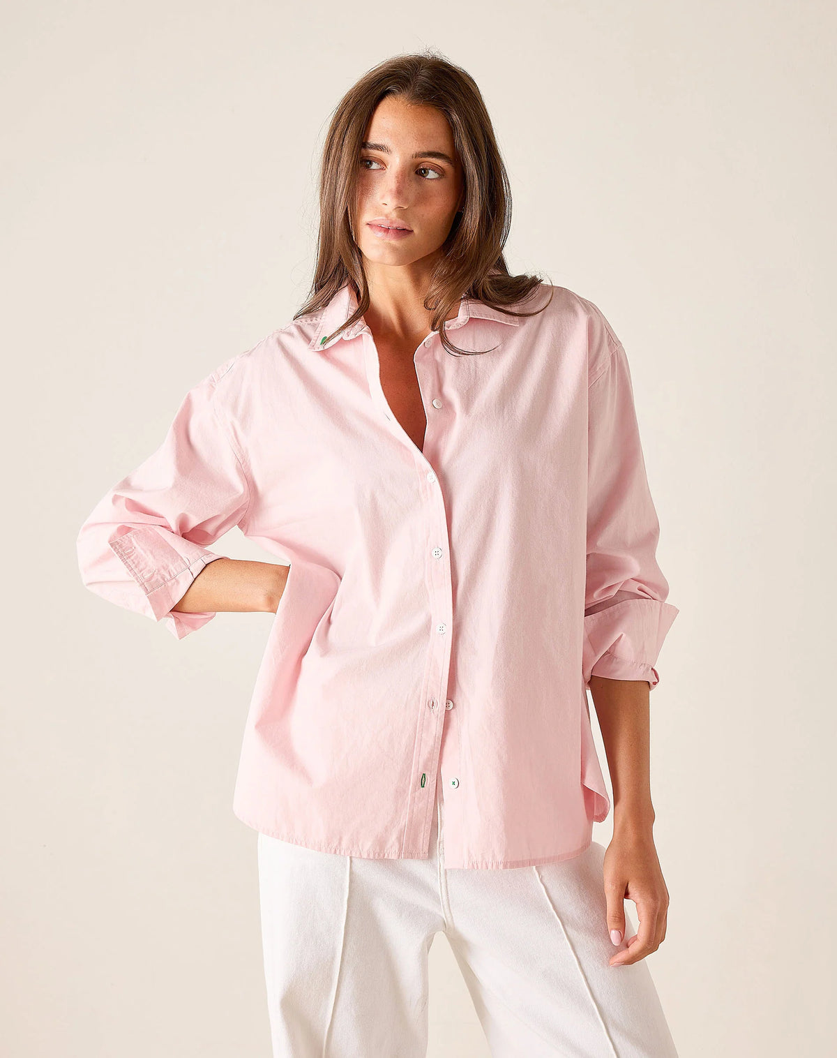 Boyfriend Button Up Shirt, view 2