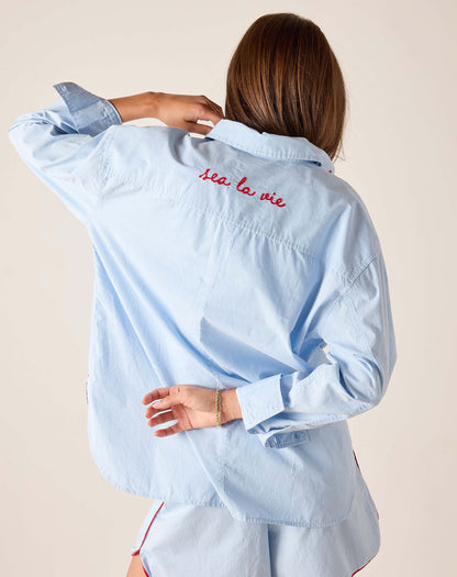 Boyfriend Button Up Shirt, view 7