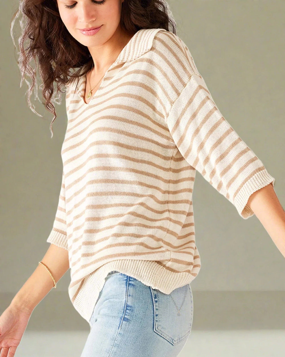 Breton Polo Sweater