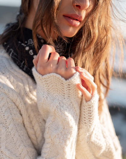 Bristol Cable Sweater, view 3