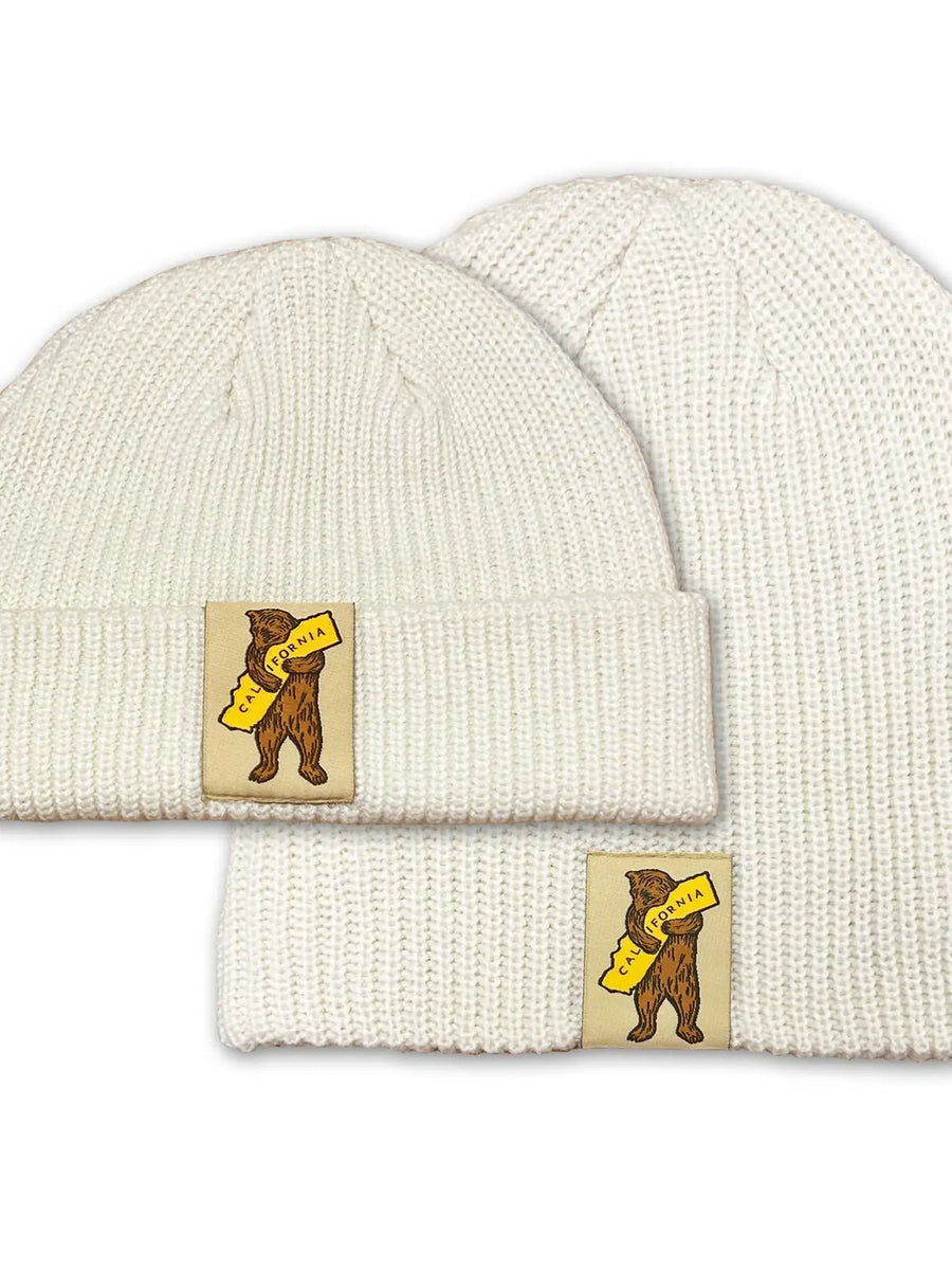 Ca Bear Hug Cable Fisherman's Beanie - The Riviera Towel Company, styled