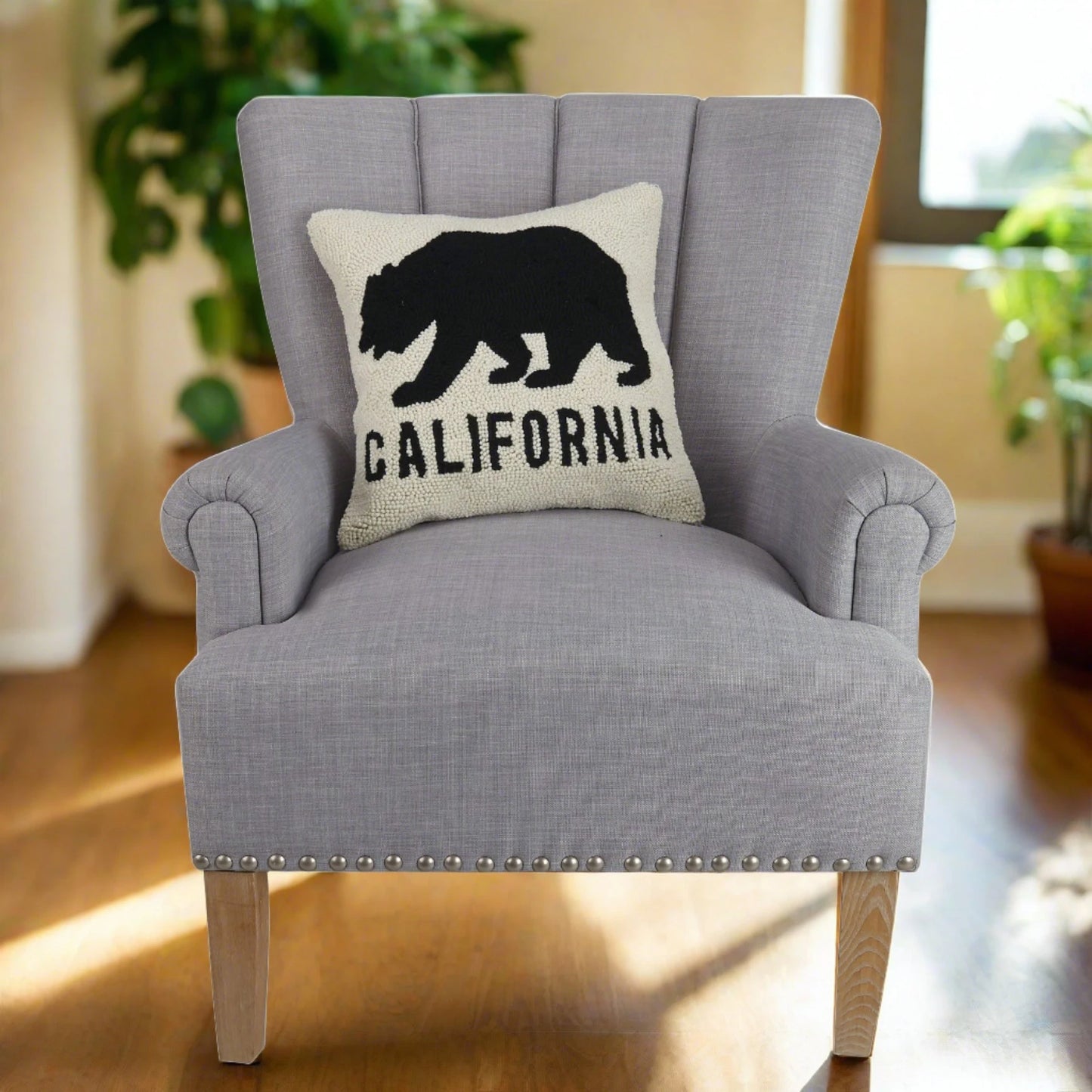 California Bear Hook Pillow