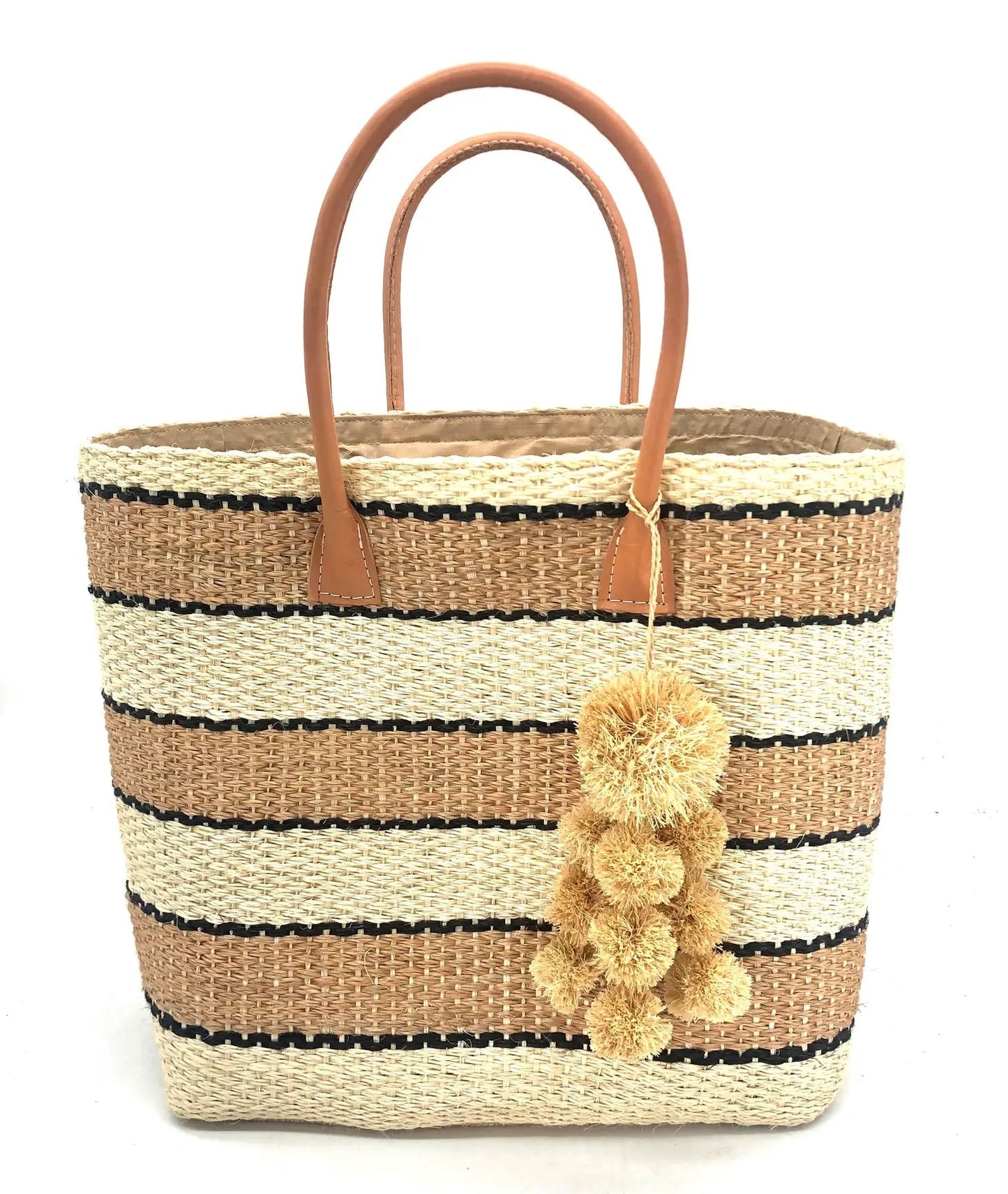 Cabrillo Sisal Basket - The Riviera Towel Company