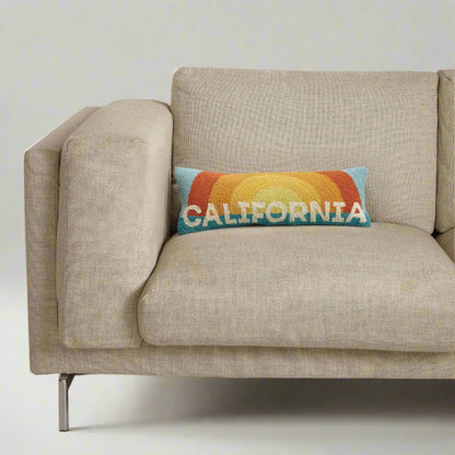 California Rainbow Hook Pillow, view 2