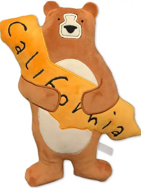 Cali Bear Hug Plush Pillow - The Riviera Towel Company, styled