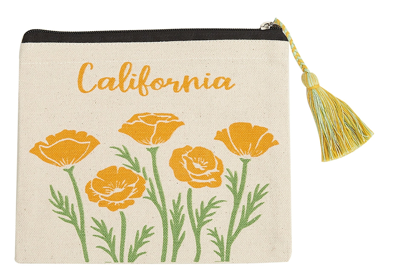 California Poppy Pouch - The Riviera Towel Company