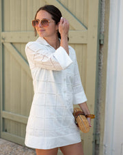 Camille Crochet Block Dress