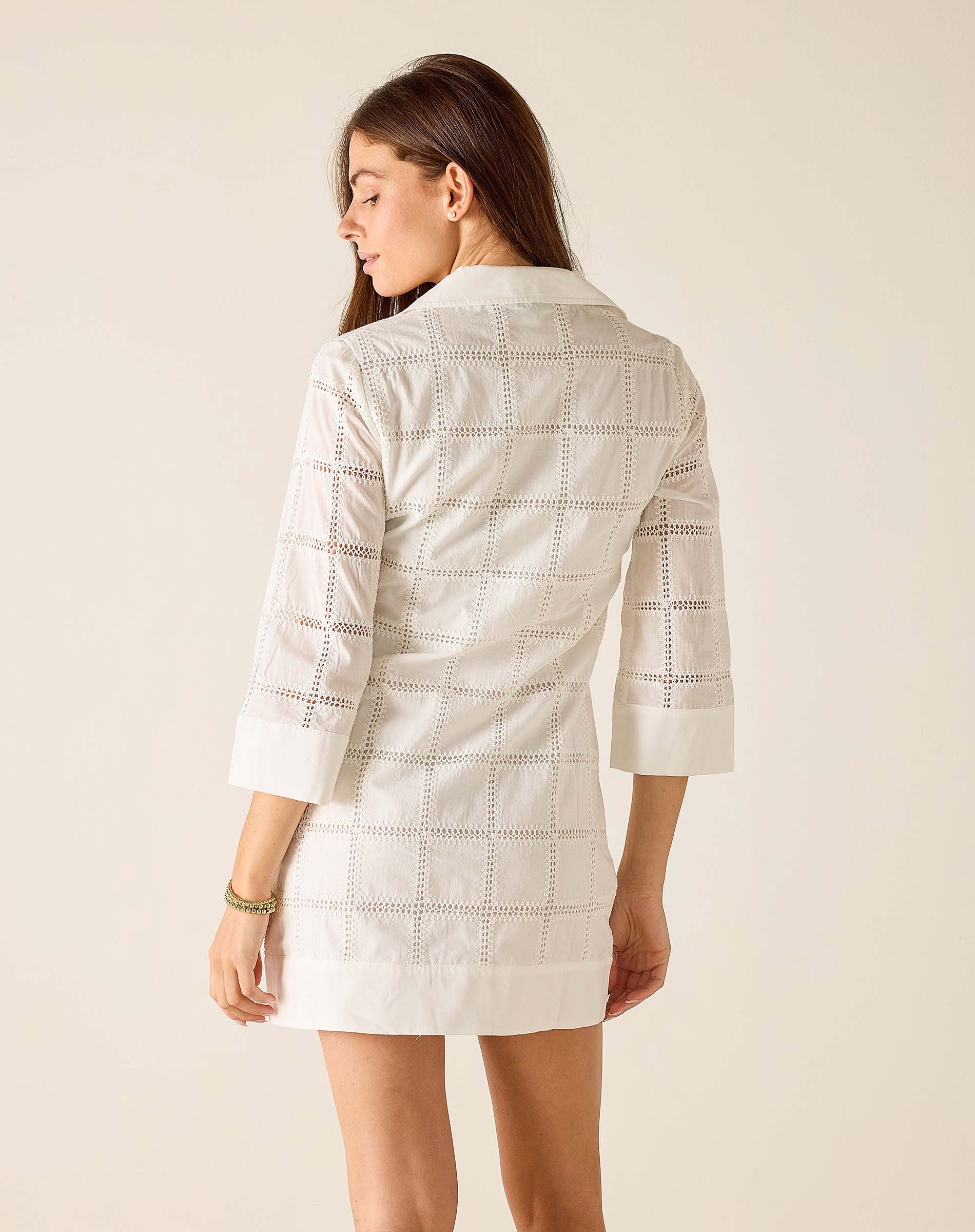 Camille Crochet Block Dress