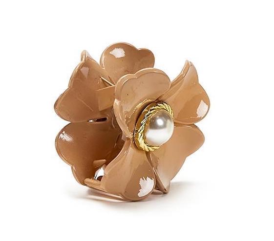 Floral Claw with Pearl, view 7