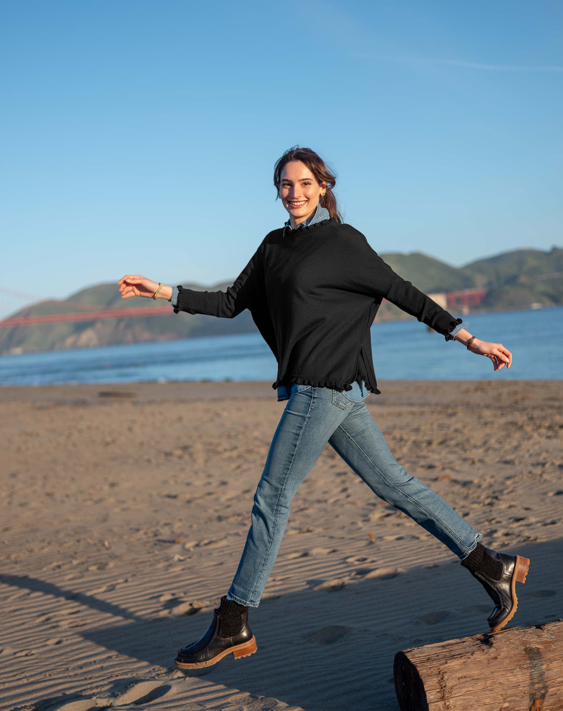 Catalina Ruffley Sweater