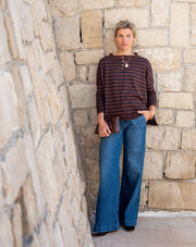 Catalina Cotton Ruffle Henley