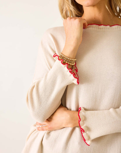 Catalina Ruffle Sweater, view 9