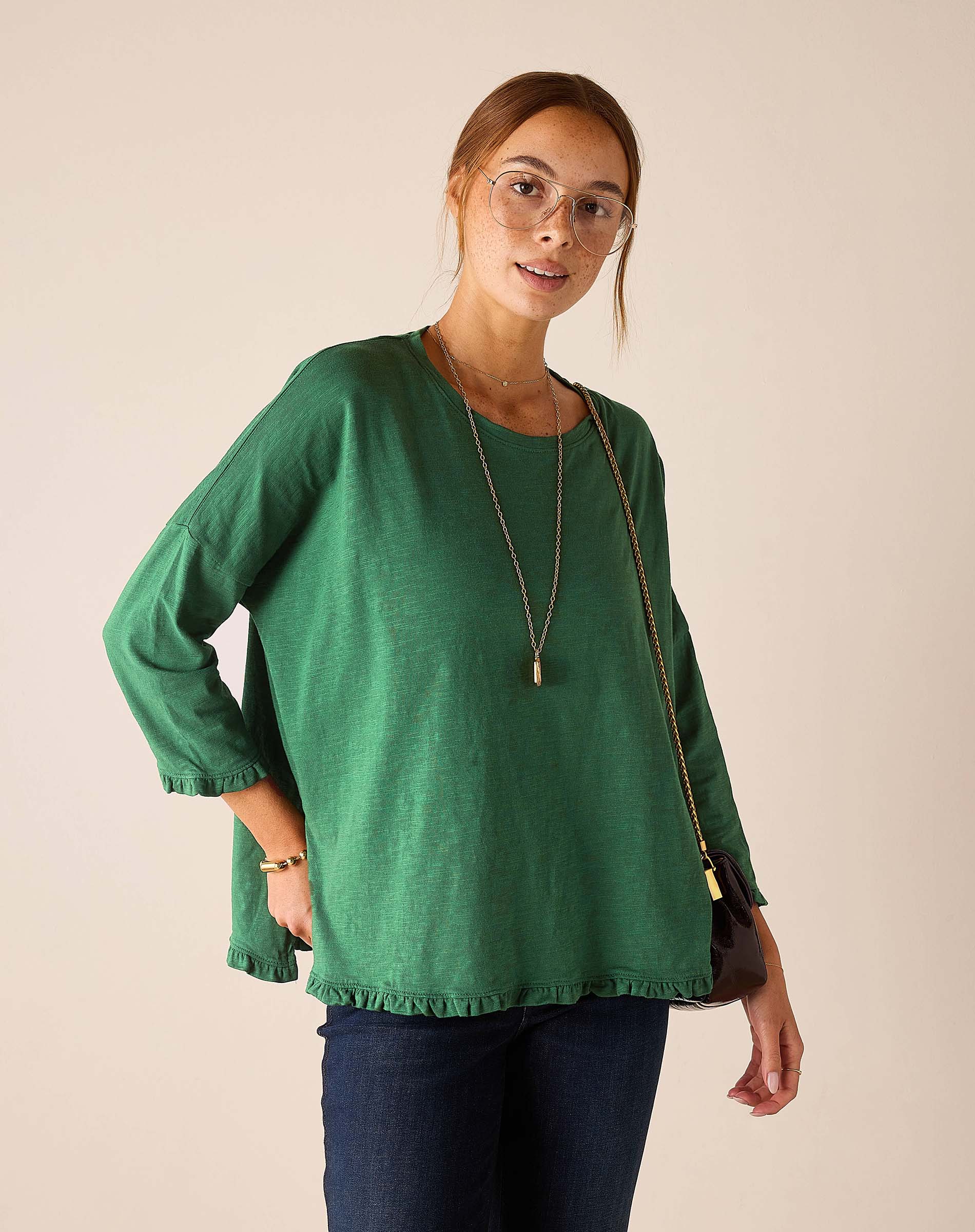 Catalina Ruffle Tee